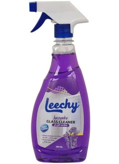 Leechy Spray Glass Cleaner With Lavender Smell - 500 milliliter 