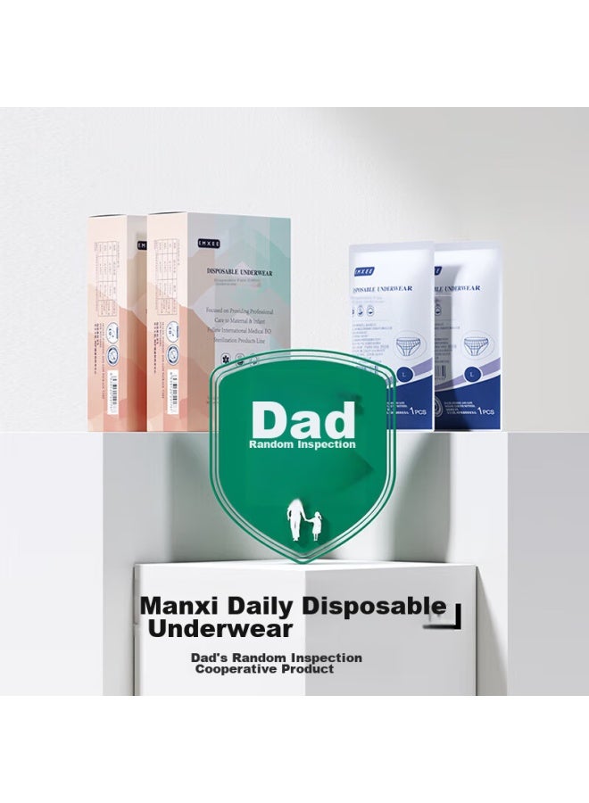 Emxee Disposable Underwear For Postpartum Women, Maternity Pure Cotton Panties, Travel Business Trip Daily Disposable No-wash Menstrual Period Underwear, 20 Pieces - Image 1
