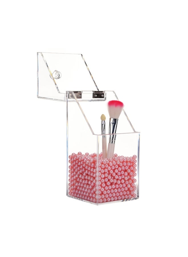 Loquat Acrylic Makeup Storage Box Clear - Image 5