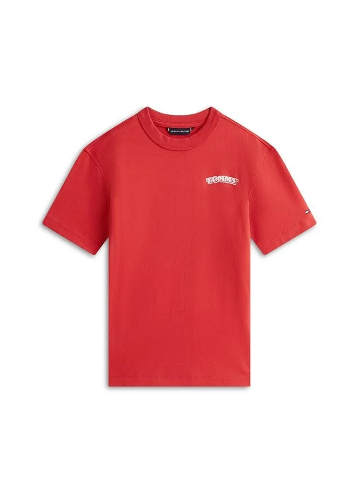 TOMMY HILFIGER Kids Puff Print Graphic T-Shirt