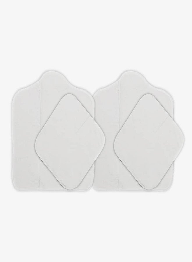 Snugkins Wet-Free Prefold Pad & Booster Pad Inserts for Baby Cloth Diapers - Pack of 2 - Image 1