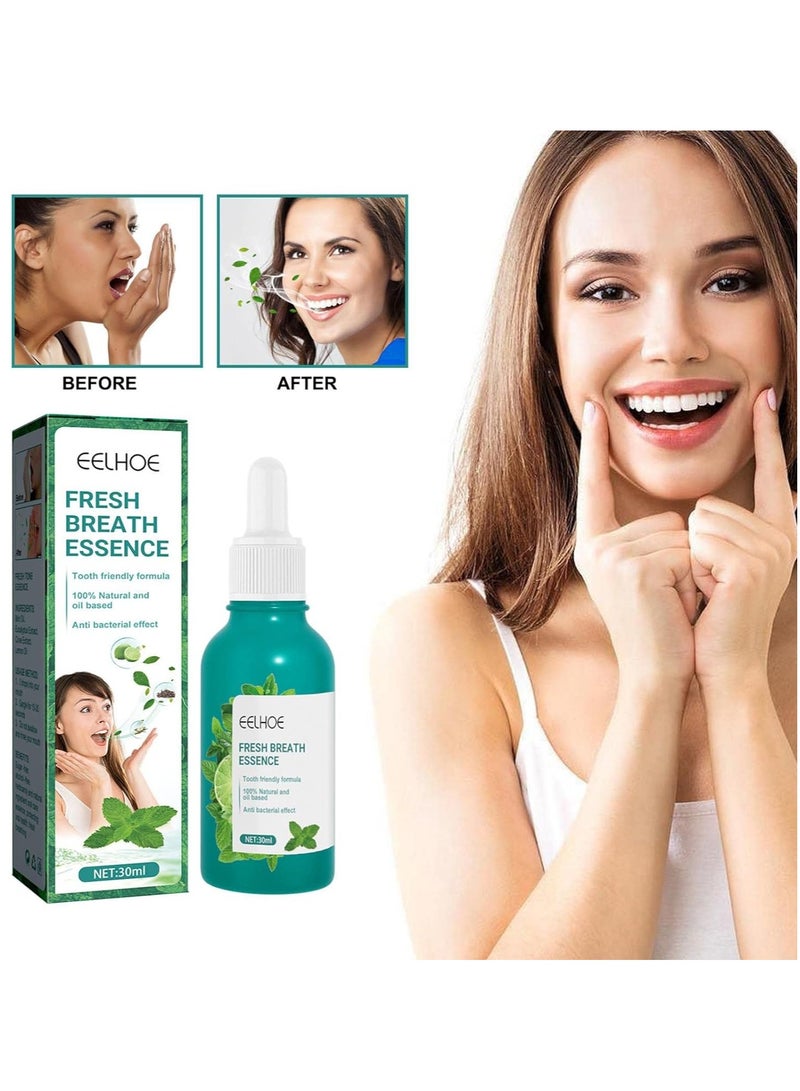EELHOE 1pc Fresh Breath Essence, Breath Freshening, Oral Cleansing Care Essence For Oral Care - Image 2
