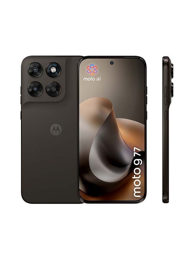 Motorola G77 Dual SIM 5G 8GB RAM 256GB PANTONE Black Olive (Black) - Middle East Version - Image 1