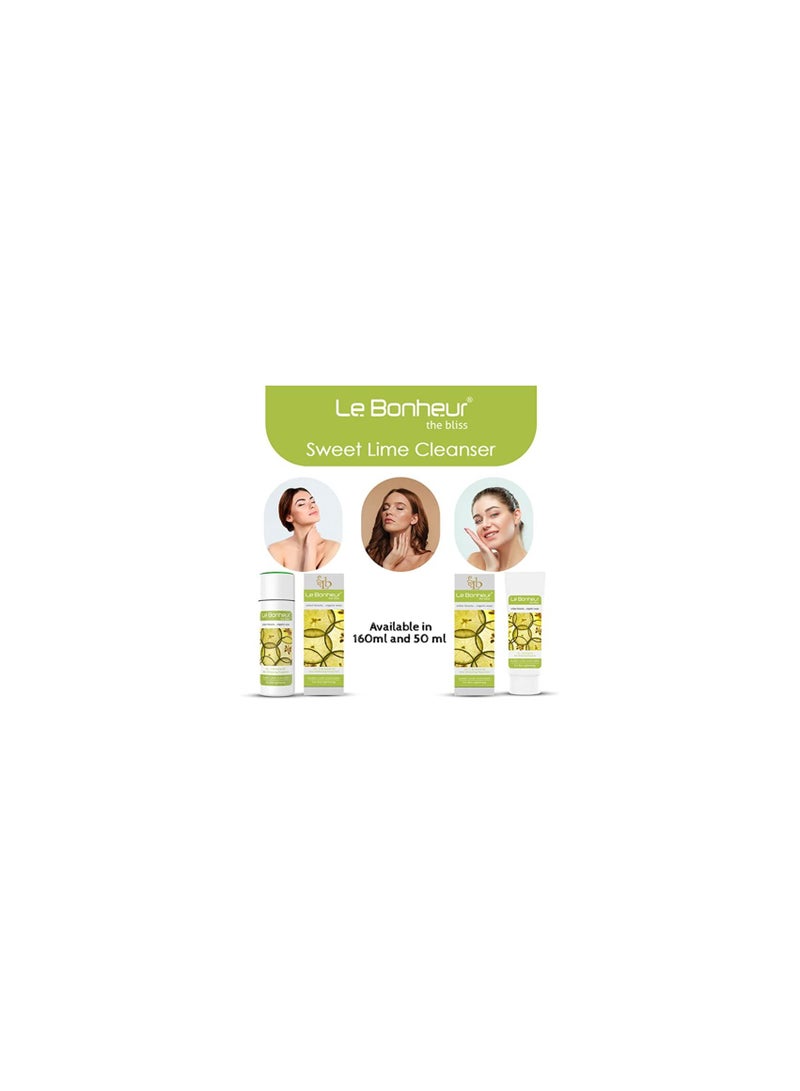 Le Bonheur.. Le Bonheur Sweet Lime Cleanser | Perfect for Skin Lightening | Vitamin C | Carrot Oil | For Skin Repairing Lightening | Face Wash | 160ml. - Image 4