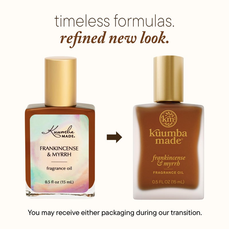 Kuumba Made Frankincense & Myrrh Fragrance Oil 0.5 fl oz (15ml) | Alcohol Free - Image 2