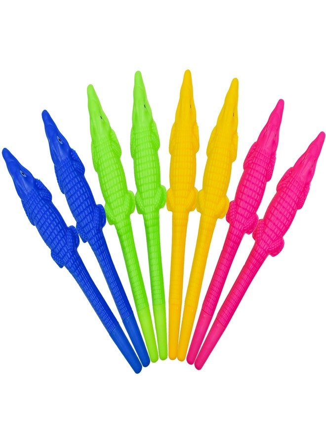 Maydahui 30 Pcs Cool Alligator Pens Crocodile Gel Pens Novelty Animal Pens Alligator Writing Pen Black Ink for Office Supplies Home Decorations - Image 1
