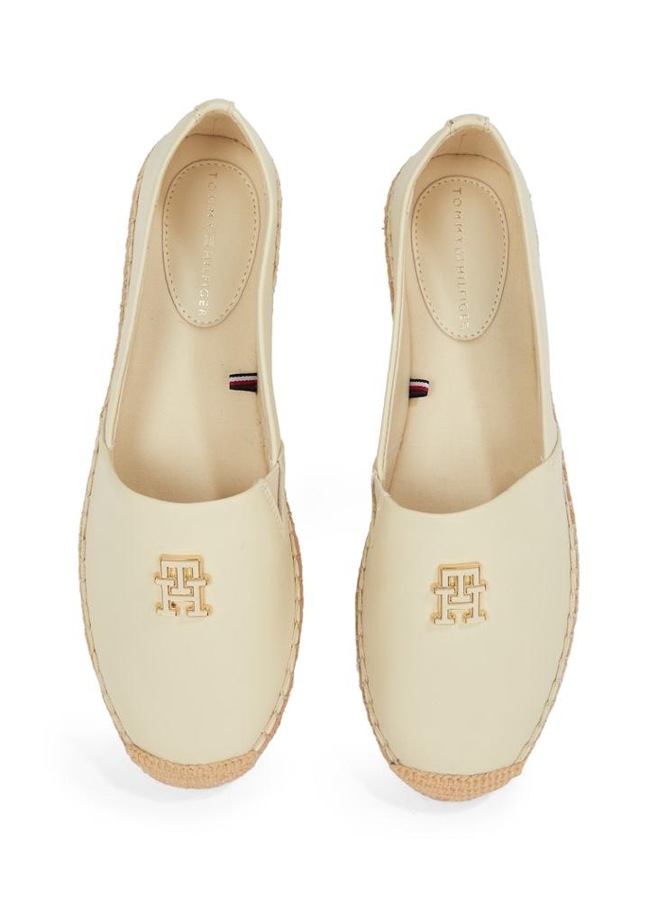TOMMY HILFIGER Logo Detailed  Leather Espadrilles  - Image 5
