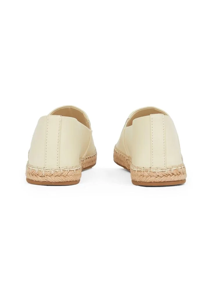 TOMMY HILFIGER Logo Detailed  Leather Espadrilles