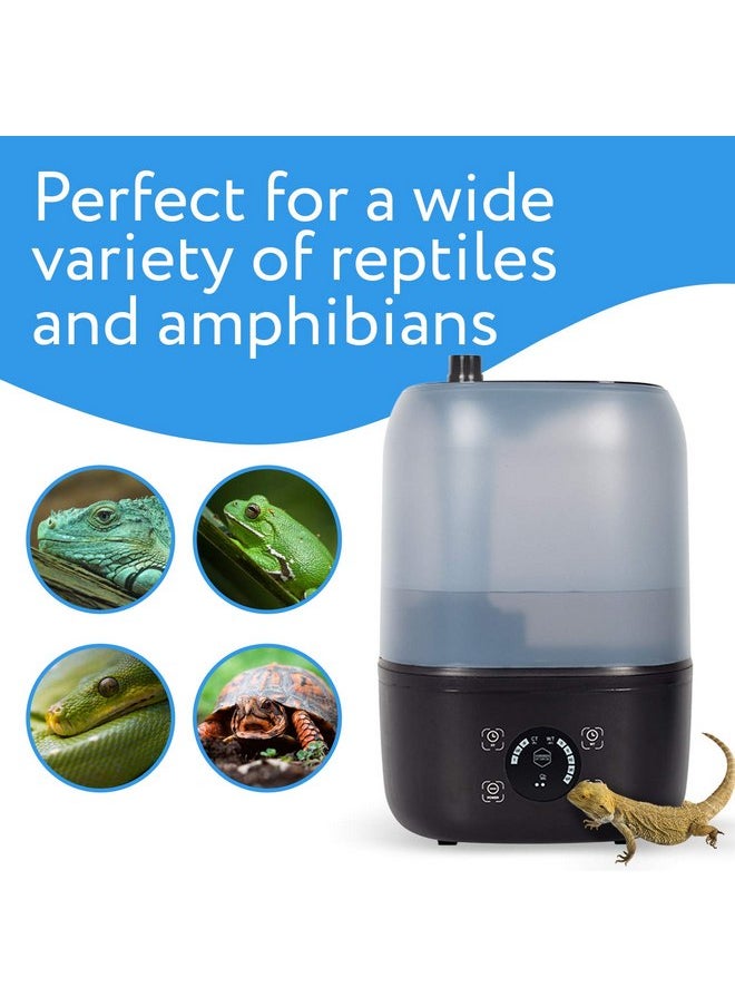 Evergreen Pet Supplies - Evergreen Pet Supplies Reptile Humidifier/Fogger - 4L Tank - NEW Digital Timer - Add Water From Top! For Reptiles/Amphibians/Herps - Compatible with All Terrariums and Enclosures - Image 1