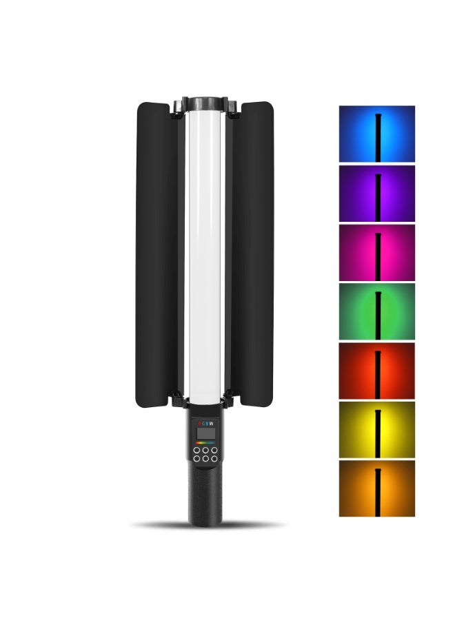 بولوز PULUZ RGB LED مصباح يدوي كامل اللون RGB عصا مصباح فوتوغرافي - Image 1