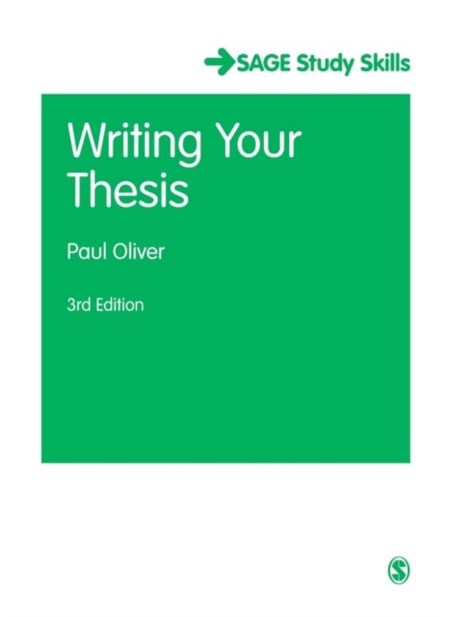 Writing Your Thesis 