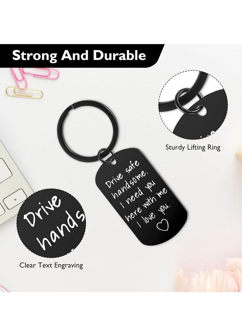 Loquat Drive Safe Keychains, Keyring Gifts for Boyfriend, Gift Birthday  Keychain - Image 3