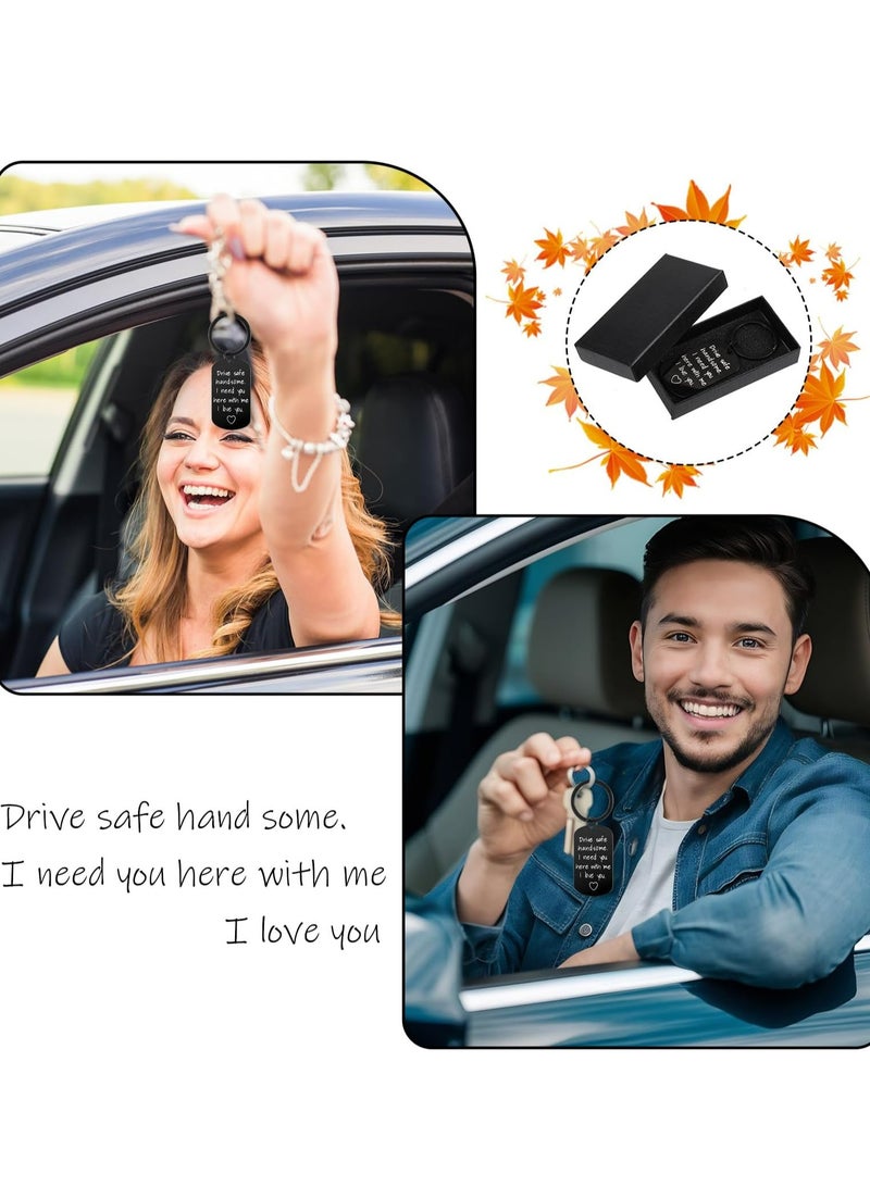 Loquat Drive Safe Keychains, Keyring Gifts for Boyfriend, Gift Birthday  Keychain - Image 2