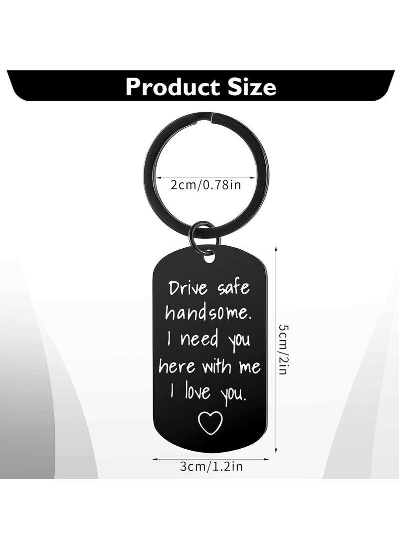 Loquat Drive Safe Keychains, Keyring Gifts for Boyfriend, Gift Birthday  Keychain - Image 4