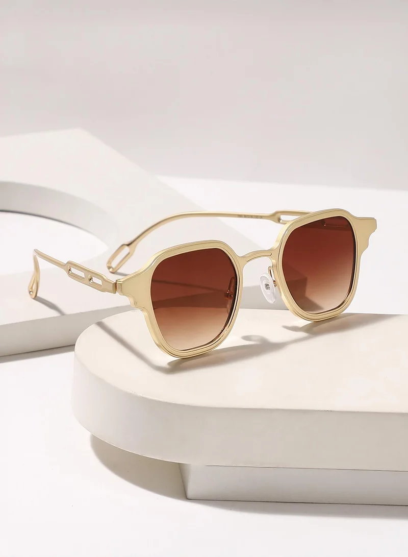 Haute Sauce Polarized Full Rim Wayfarer Sunglasses For Women