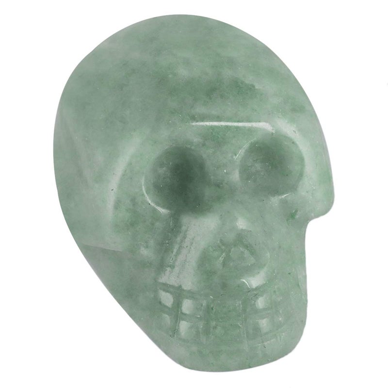 mookaitedecor 1 Inch Assorted Crystal Skull Sculpture Set of 5, Hand Carved Gemstone Statue Figurine Collectible Healing Reiki - Image 3