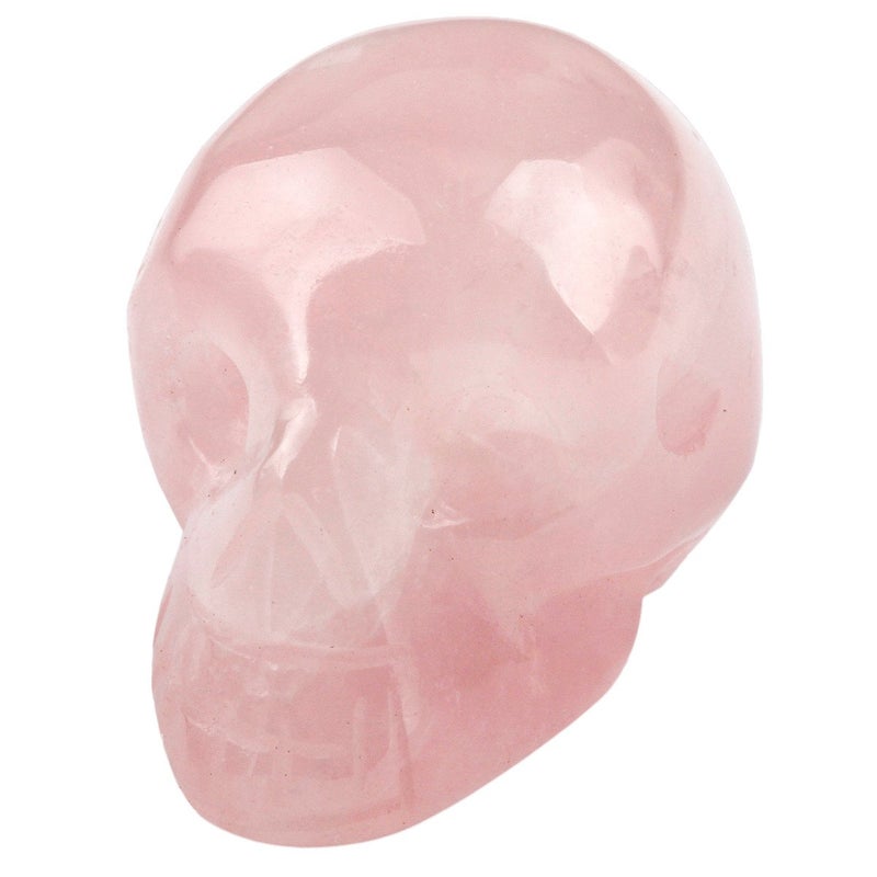 mookaitedecor 1 Inch Assorted Crystal Skull Sculpture Set of 5, Hand Carved Gemstone Statue Figurine Collectible Healing Reiki - Image 4