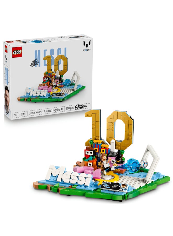 LEGO Editions Lionel Messi Soccer Highlights 43011 Building Set (500 Pieces) - Image 1