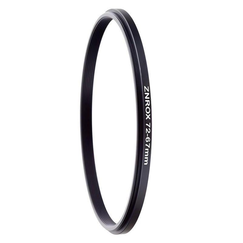 ZINROX® 72mm to 67mm Step Down Lens Filter Adapter Ring, Set of 1 Piece - Size : 72mm to 67mm Stepping Ring Compatible with 72mm Lens Thread Size - Image 2