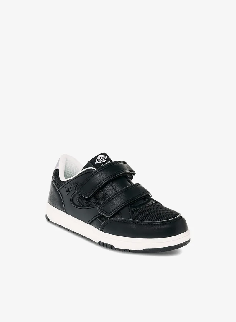 Lee Cooper Boys' Colourblock Sneakers with Hook and Loop Closure