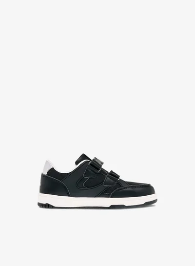 Lee Cooper Boys' Colourblock Sneakers with Hook and Loop Closure