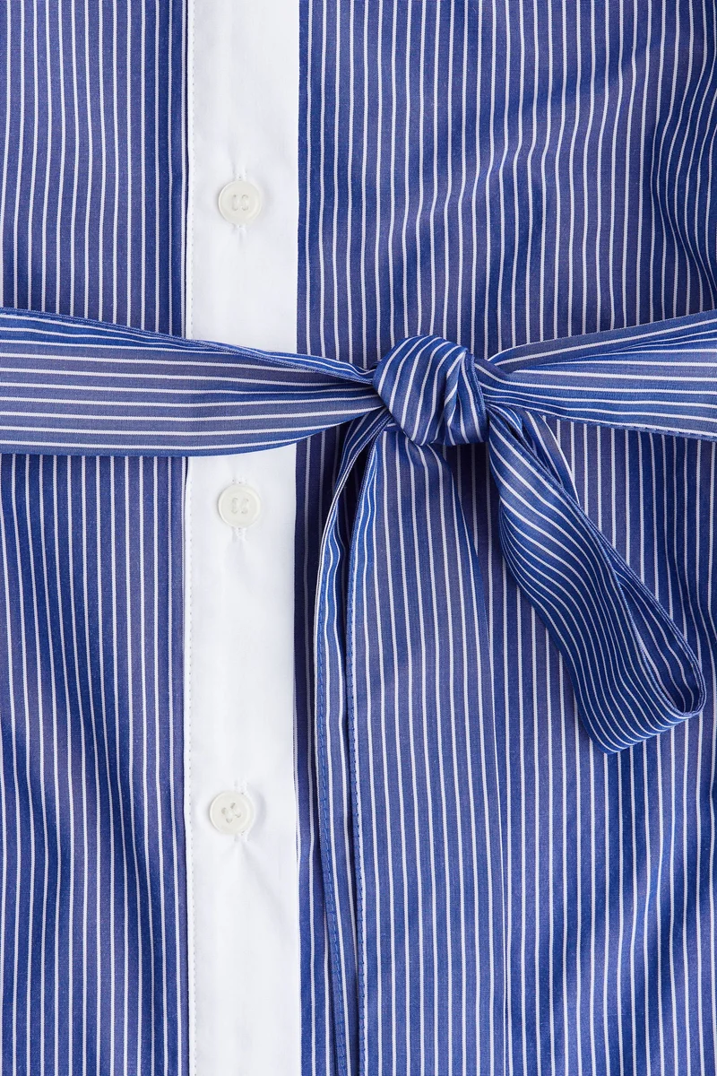 H&M Tie-belt shirt dress