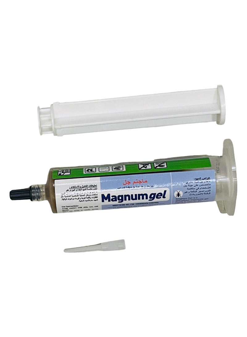 ماغنوم طُعم ماغنوم جلّ الاحترافي لقتل الصراصير، ٤٠ غرامًا | جلّ إسباني سريع المفعول، طويل الأمد، عديم الرائحة، للاستخدام المنزلي والتجاري | فعال ضد الصراصير الألمانية والأمريكية والشرقية، صنع في إسبانيا - Image 4