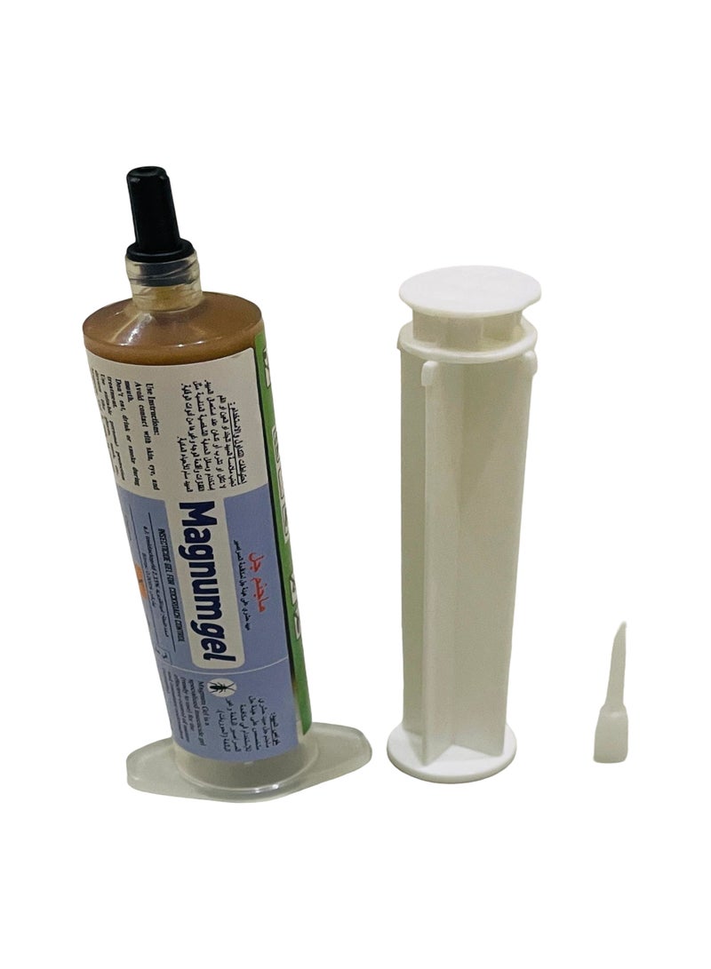 ماغنوم طُعم ماغنوم جلّ الاحترافي لقتل الصراصير، ٤٠ غرامًا | جلّ إسباني سريع المفعول، طويل الأمد، عديم الرائحة، للاستخدام المنزلي والتجاري | فعال ضد الصراصير الألمانية والأمريكية والشرقية، صنع في إسبانيا - Image 2