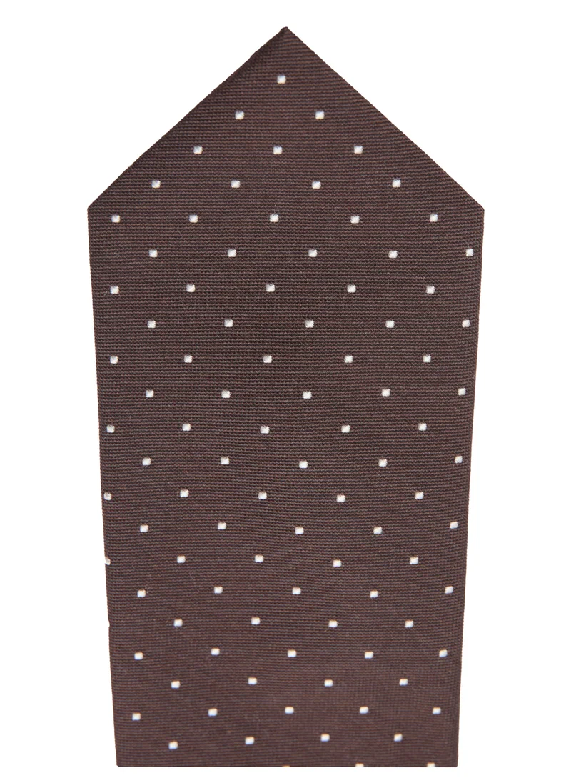 Mango Man  Silk cotton polka dot tie for Men | Best Price UAE