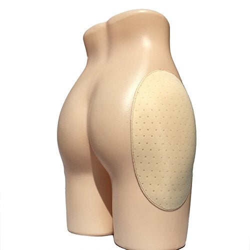 BIMEI Self-adhesive Reusable Padded Hip Sponge Hip Pad 500(M, Beige) - Image 2