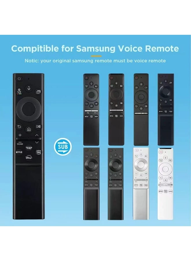 الريموت العالمي للصوت لشاشات Samsung QLED 4K8K الذكية، متوافق مع Q60A، Q70A، QN90A – الطراز BN59-01385A (بدون نسخة شمسية) - Image 5
