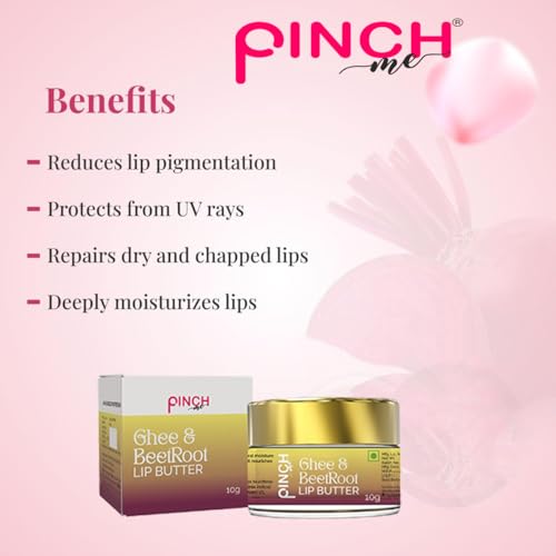 Pinch Me Ghee & Beetroot Lip Butter, 10g, Natural Moisture for Soft Lips - Image 5