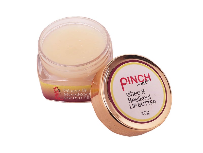 Pinch Me Ghee & Beetroot Lip Butter, 10g, Natural Moisture for Soft Lips - Image 2