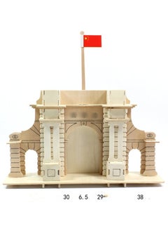 LELE BROTHER 3D Puzzle Wooden Assembly Simulation Building Model 