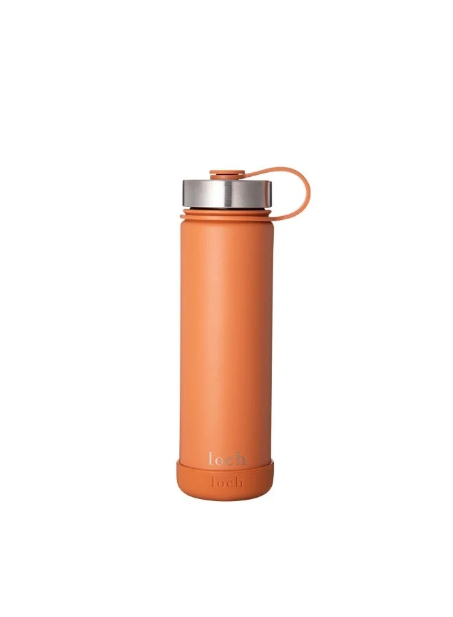 Loch  Loch 650ml (22 Oz) Monochrome Stainless Steel Bottle Amber Orange  | Best Price UAE