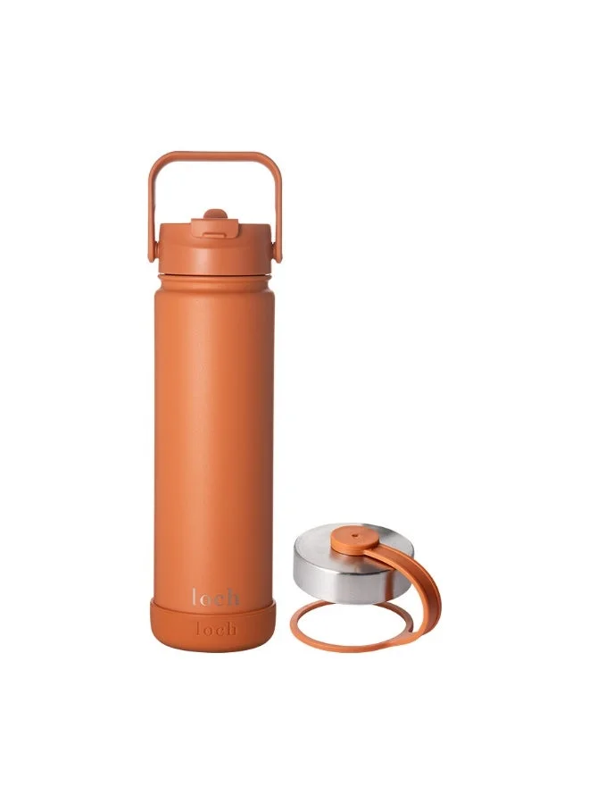 Loch  Loch 650ml (22 Oz) Monochrome Stainless Steel Bottle Amber Orange  | Best Price UAE