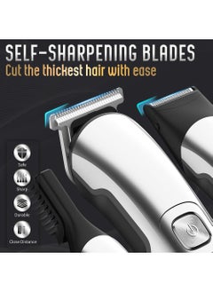 YOUGE Shaving Machine for Men,Hair Trimmer for Men,Electric Hair Clippers Beard Razor Grooming Kit,Men's Shaver for Hair, Beard, Ears, Face, Nose Hair, Armpit Hair, etc.  - Image 3