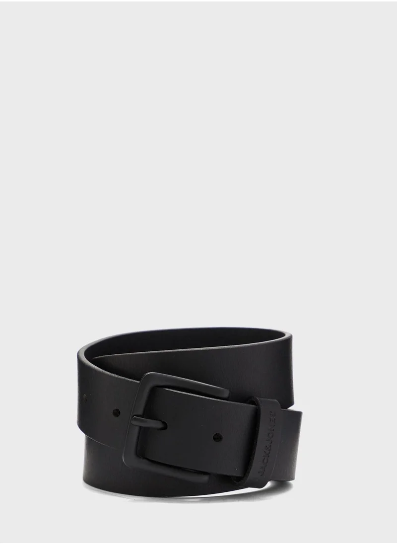 JACK & JONES jacroma LEATHER Buckle  BELT