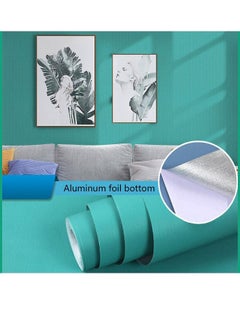 ZCM-HAPPY Self-Adhesive Wallpaper Bedroom Background Wall Living Room Background Wall PVC Waterproof Aluminum Foil base 1000x60cm  - Image 1
