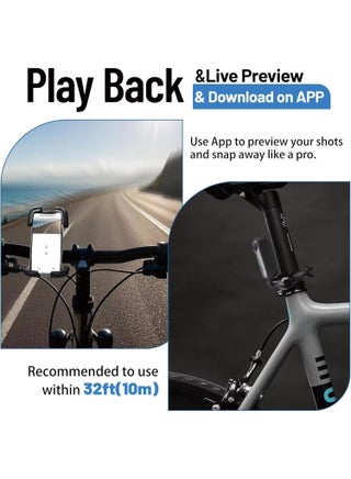 4k Action Camera,Mini Vlogging Camera,Small Body Camera with IPX7 Waterproof,Underwater Camcorder,Hands-Free POV Recording, Helmet Cam for Cycling, Motorcycle - view 3