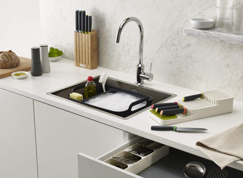 Joseph Joseph Wash and Drain Dish Tub, 1 EA, Gray - Image 2