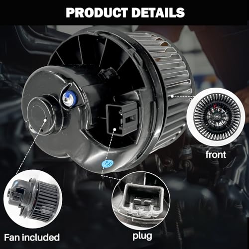 Aspligo 700272 AC Heater Blower Motor Fan Assembly Fit for Ford Escape 2013-2019， Focus 2012-2018 ，Transit Connect 2014-2018 GV6Z19805AA, GV6Z19805B, H1FZ19805A, H1FZ19805B - Image 3