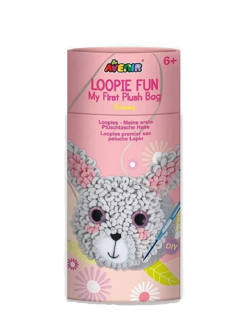 Avenir - Avenir Loopie Fun My First Plush Bag Bunny - Image 1