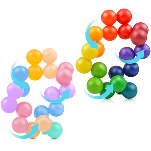 Yrissmiss 2PCS Sensory Fidget Toys for Kids Toddler Adults Autism Sensory Toys for Autistic Children ADHD Tools Calm Down Desk Toys Easter Basket Stuffers Gifts for Kid Boys Girls 3 Year Old B - Image 1