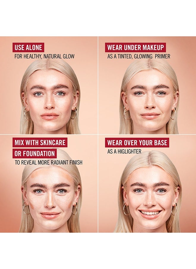 RIMMEL LONDON - Multi-Tasker Better Than Filters Face Primer, Glow Booster and Highlighter - 003 - Light, 30ml - Image 1