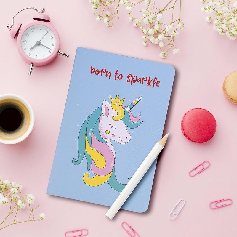 BOUND N FOUND 100 GSM A5 Dot Grid Notebook: 160 Pages, Journal Diary (Born To Sparkle) - Image 5