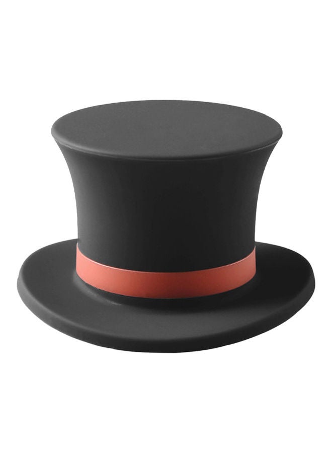 NIBEMINENT Wine Bottle Hat-Shaped Stopper Black - Image 1