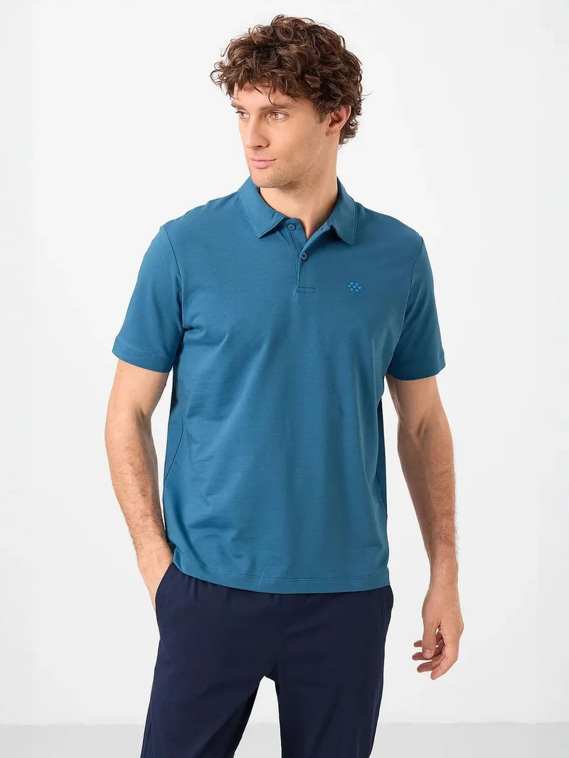 تومي لايف TOMMY Men's Cotton Elastane Polo T-Shirt