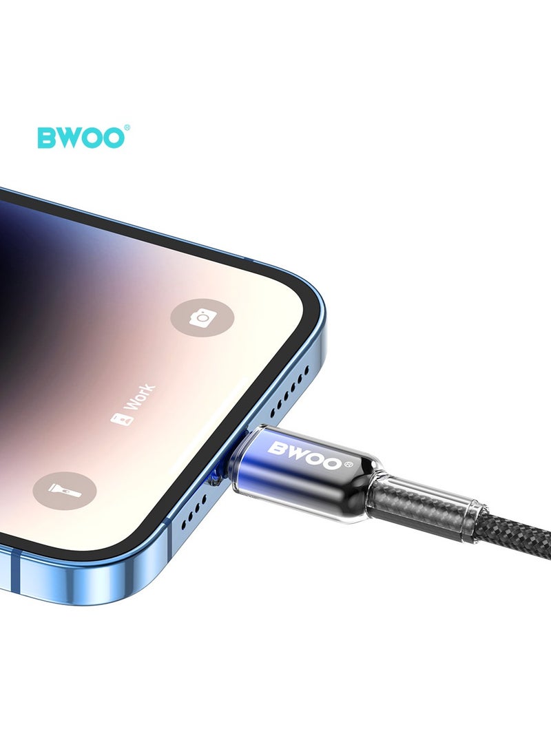 BWOO Usb-A To Lightning Fast Charging Data Cable Black - Image 3