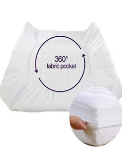 Gerenic Felt with two pillows in a super saving package (14 cm felt + 2 hotel pillows) - white  - Image 4